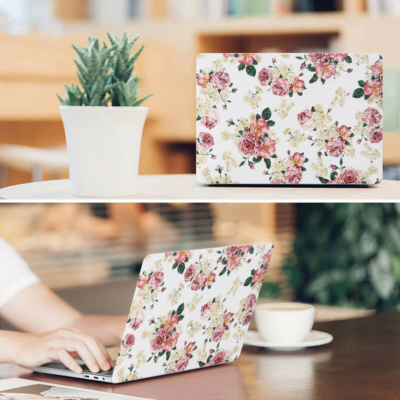 Slim & Lightweight Matte Flower Pattern Hard Protective Case for MacBook Pro 13"