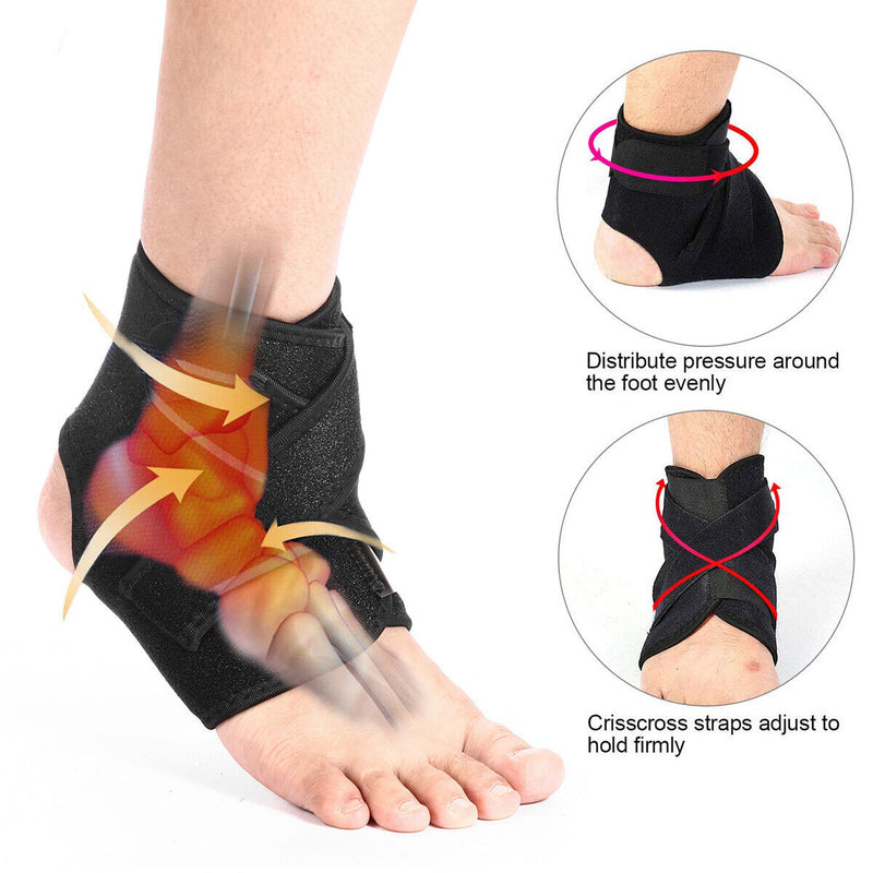 Breathable Adjustable Compression Sleeve Knee Support Brace/ Ankle Support Brace