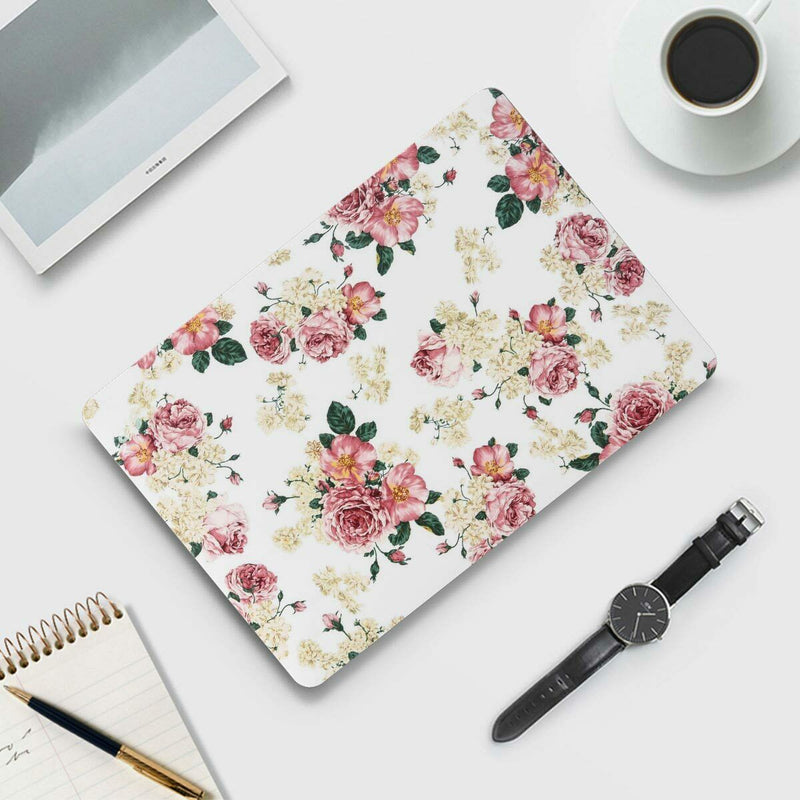 3 IN 1 Vintage Flower Hard Shell & KB Cover & LCD Film for Apple MacBook Pro 13"