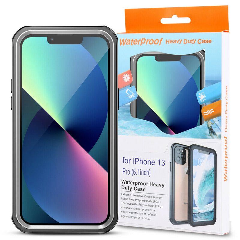 IP68 Waterproof FULL-Sealed Case Cover with Screen Protector for Apple iPhone 13