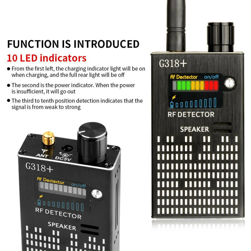 Anti-Spy Wireless RF Signal Detector for Hidden Camera GSM Listening Device CA