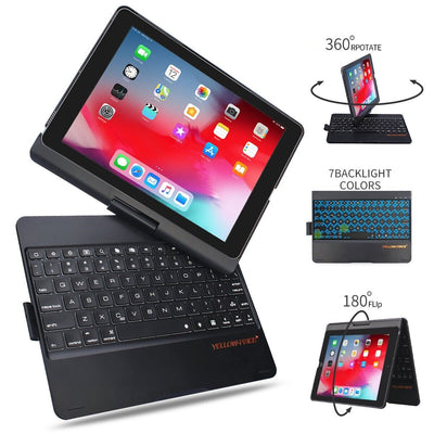 2020 iPad 8th 10.2 / Pro 11 3rd / Air 4th 10.9 Wireless Bluetooth Keyboard Case