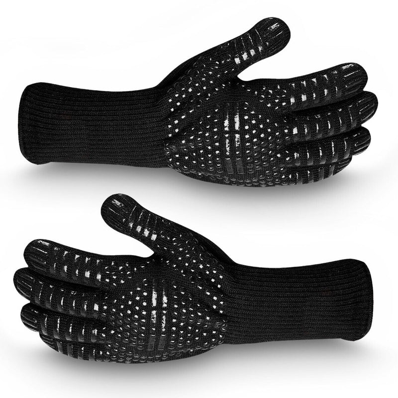 BBQ Gloves, Extreme Heat Resistant Gloves - Up to 1472 ℉/ 800 ℃, Non Slip, Safe