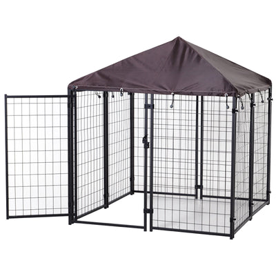 Steel Exercise Pen for Dogs W/ Water-resistant Cover for Small Medium Dogs 842525142816