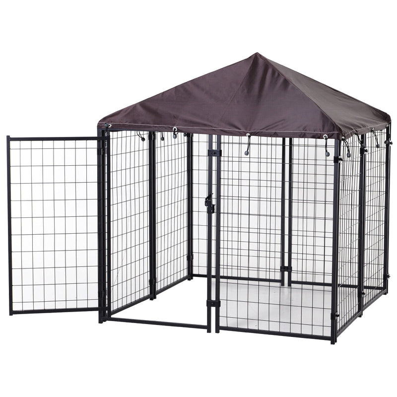 Steel Exercise Pen for Dogs W/ Water-resistant Cover for Small Medium Dogs 842525142816