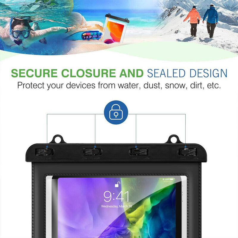 Touch Sensitive Underwater Tablet Dry Bag with Lanyard for Galaxy Tab S4/3,Tab A