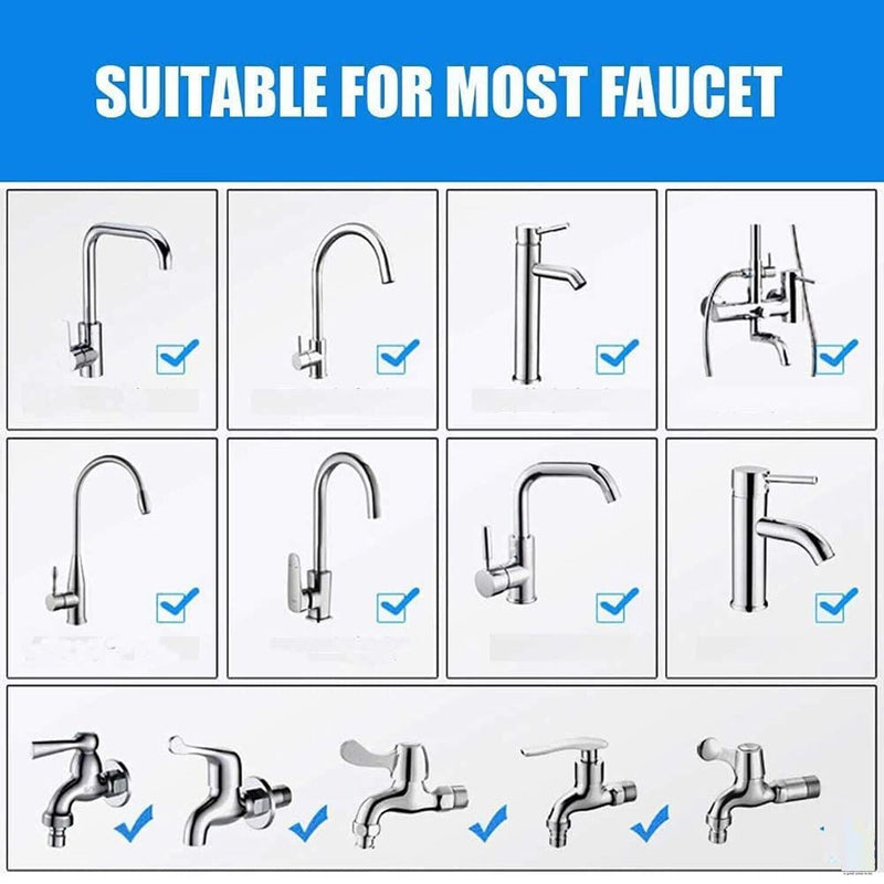 360° Faucet extender Sprayer Sink Tap Head Nozzle Kitchen Saving Water Aerator