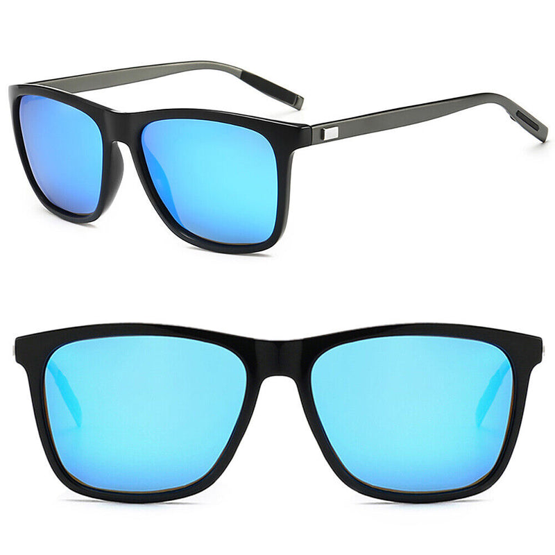 Unisex Lightweight Frame UV400 Protection Classic Square Polarized Sun Glasses