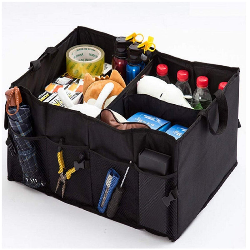 title" content="Collapsible Car Boot Rear Seat Back Storage Organizer Trunk Fordable Travel Bag"