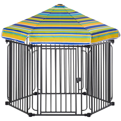 PawHut 48" x 41" Heavy-Duty Outdoor Pet Cage Kennel w/ Weather-Resistant Roof