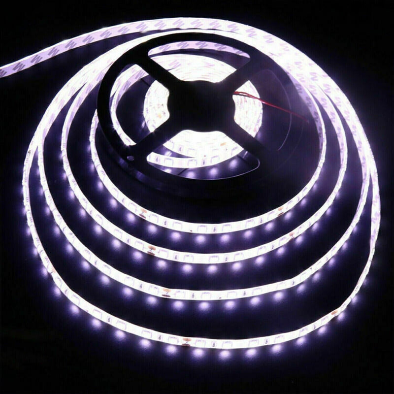 Super bright 5M SMD 5050 SMD white Waterproof 300 LED Flexible Tape Strip Light