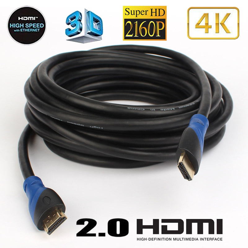 Ultra HD (UHD), CL3, 28 AWG 4K HDMI Cable 18Gbps/30 Foot Long HDMI Cord