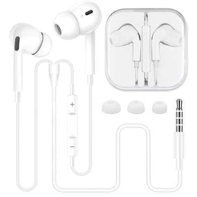 Noise Isolating 3.5MM Stereo Earbuds for iPhone 5 6, iPad Air 1 2 3, iPod Touch