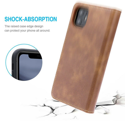 [2IN1] DETACHABLE Classic Leather Case w/Card Slots for iPhone 13 / 13 Pro 6.1"