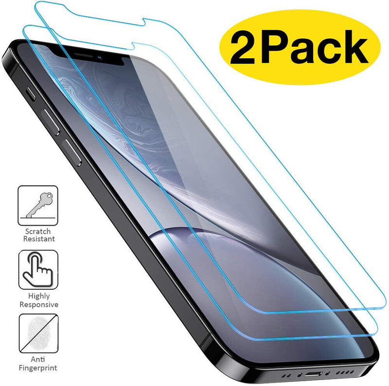 6000mAh Extended Charger Cover w/4x Tempered Glass Protector for iPhone 12 Mini