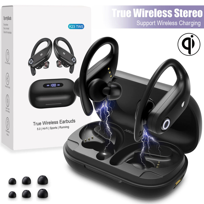 Bluetooth 5.0 Wireless Earbuds Stereo Headphone with ENC Call Noise Cancellation