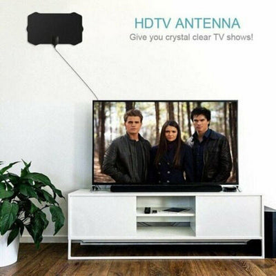 200 Mile Range TV Antenna Digital 4K 1080P Antena Indoor HDTV Signal Amplifier