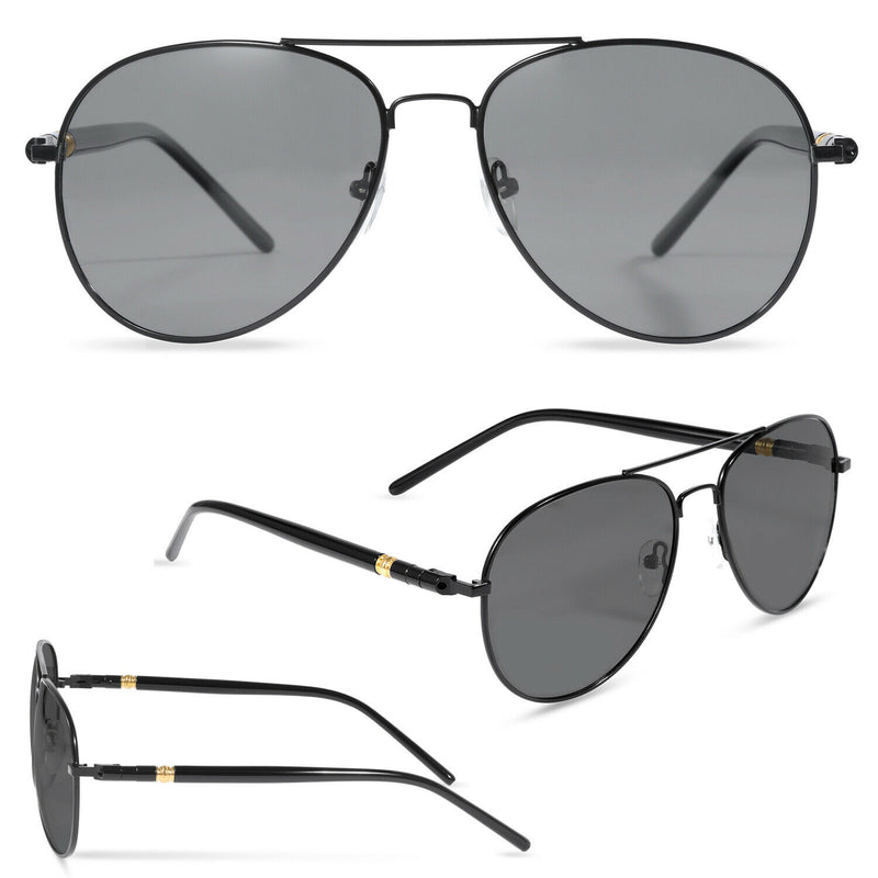 Classic Polarized Ultra Lightweight Aviator Sunglasses - 100% UV Protection CA