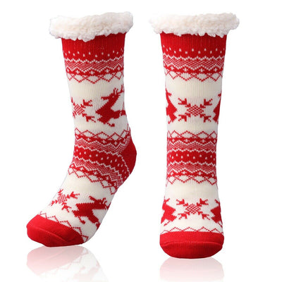 Unisex Winter Warm Thick Fleece Lining Thermal Socks Fuzzy Soft for Christmas CA