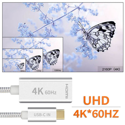 USB 3.1 Type-C to HDMI Female Adapter 4K HD For Samsung Galaxy Note10+ Note10 CA