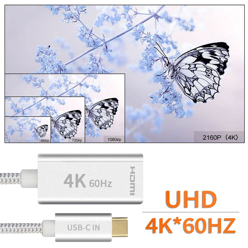 USB 3.1 Type-C to HDMI Female Adapter 4K HD For Samsung Galaxy Note10+ Note10 CA