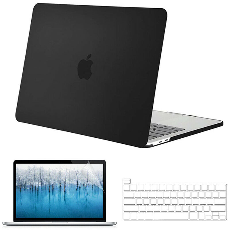 MacBook Pro 13" A2159 A1989 Plastic Hard Shell w/Keyboard Cover&Screen Protector