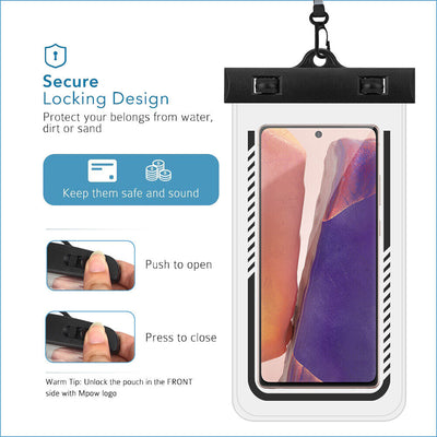 Universal Waterproof Phone Case Dry Bag for Samsung Galaxy S21 20 10 Note 20 Lot