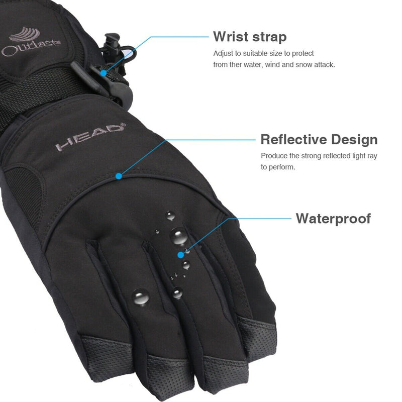 [Anti Slip & Windproof] Winter Thermal Warm Gloves with Thickened Fleece Lining