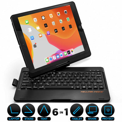 For Apple iPad Pro 11" 2020 & 2018 Wireless/BT Keyboard Case - Auto Sleep Wake