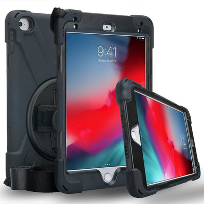 For iPad 7th 10.2, Air3, Pro 12.9" 2020 360 Heavy Duty Rugged Shockproof Case CA