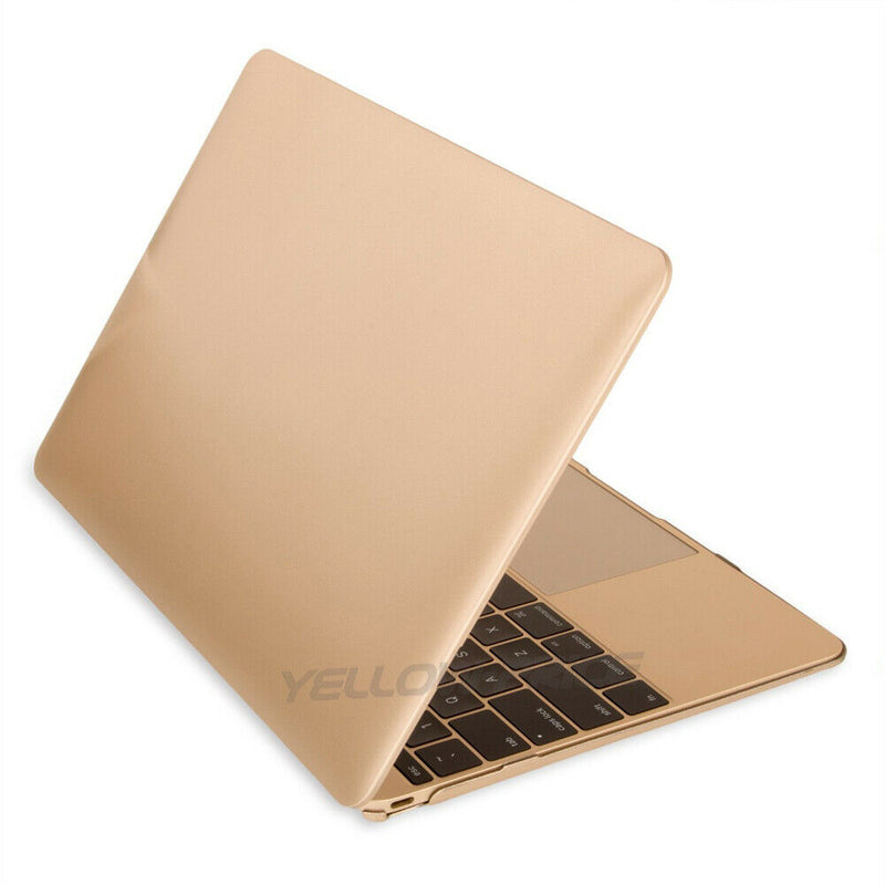 2015 MacBook Retina 12" A1534 Gold Hard Shell+ Keyboard Cover+ Screen Protector