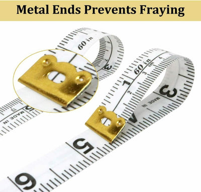 2pcs Body Measure Tape Ruler Sewing cloth Tailor Flexible Measuring Tool CA