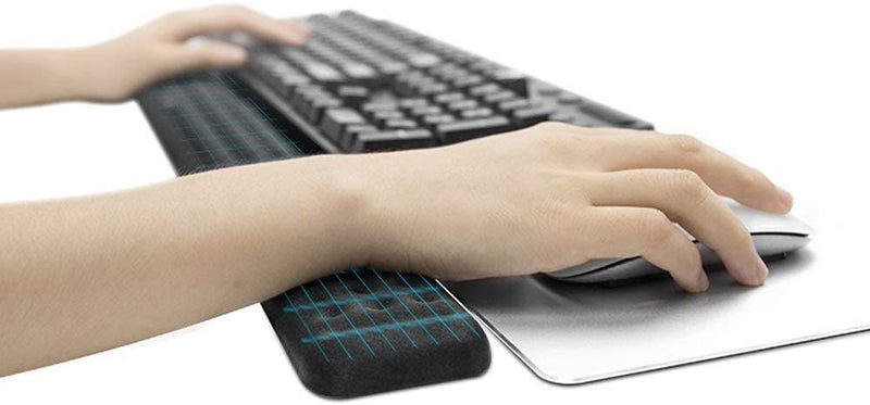 Keyboard and Mouse Wrist Rest Pad Memory Foam Support for Computer Laptop NEW