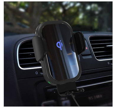 15W Car phone Holder Fast Qi Wireless Car Charger Charging Mount Vent Dashboard