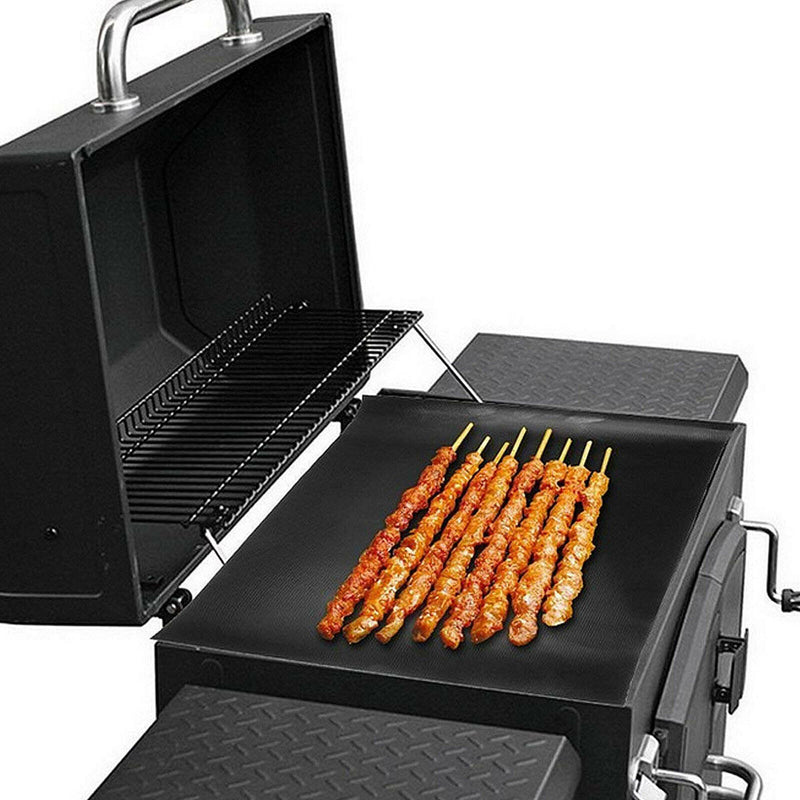 2 PCS BBQ Grill Mat Bake Non Stick Grilling Mats Barbecue Pad