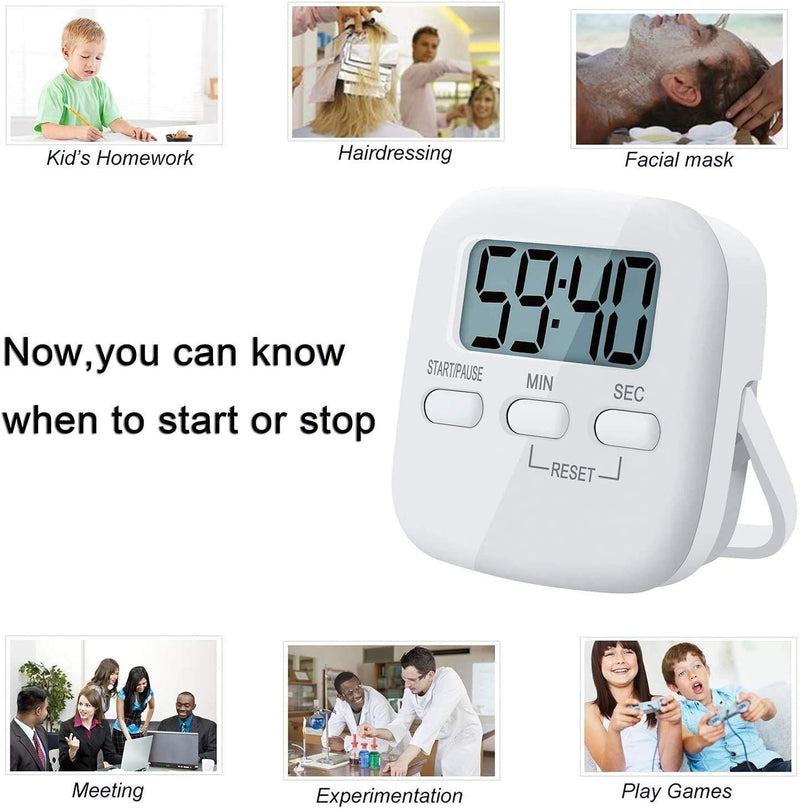 Digital Kitchen Cooking Timer 99 Minute Egg Count Down with LCD Display NEW K