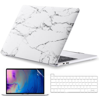 MacBook Pro 13" A2159 A1989 Plastic Hard Shell w/Keyboard Cover&Screen Protector