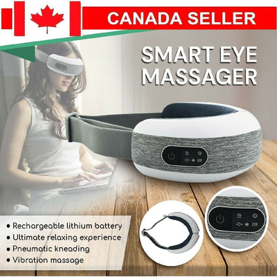 Wireless Eye Care Massager Vibration Heat Compression USB Rechargeable 1200MAH