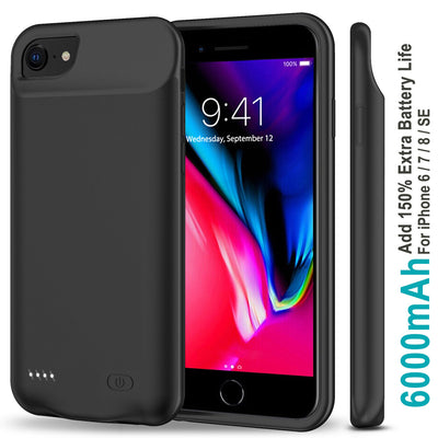 Protective Portable Charging Battery Case for Apple iPhone 5s 6 7 8 Xs 11 SE2020