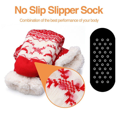 Unisex Winter Warm Thick Fleece Lining Thermal Socks Fuzzy Soft for Christmas CA