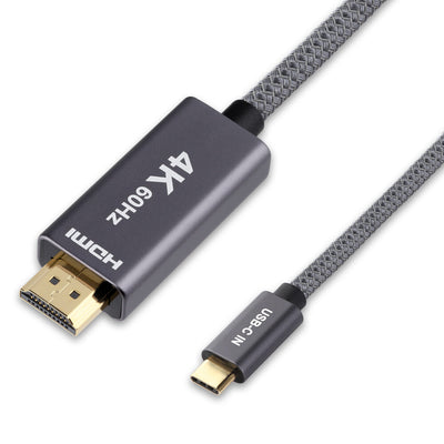 6FT USB C to HDMI Cable Adapter 4K Thunderbolt 3 Compatible with MacBook Pro/Air