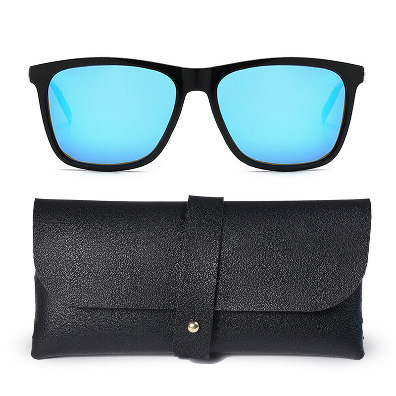 100% UV Blocking Lightweight HD Polarized Sunglasses with Classic Leather Case