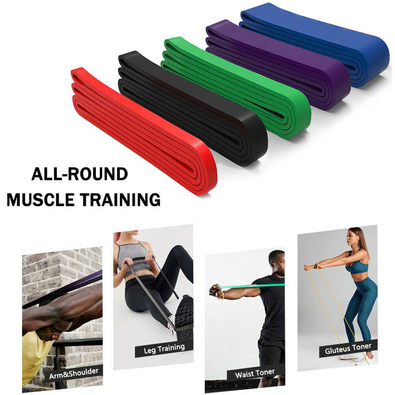 Resistance Exercise Bands for Body Stretching, Powerlifting, Resistance Training