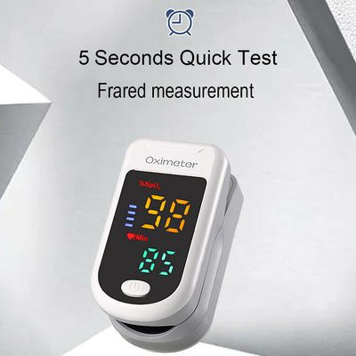 LED Display Digital Finger Pulse Oximeter Blood Oxygen Saturation SpO2 Monitor