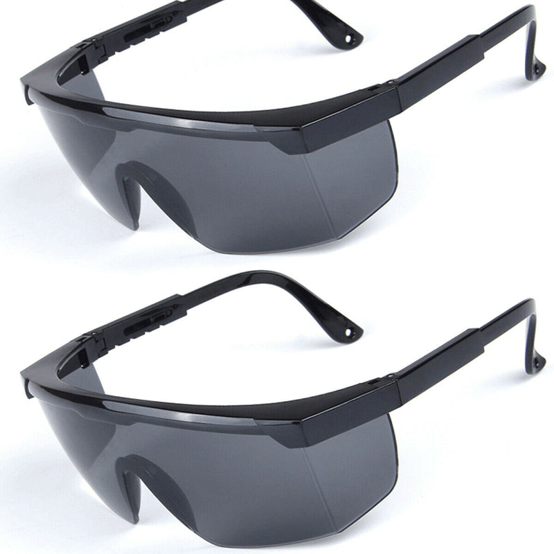 Work & Sports Safety Glasses EN166 CE Certified (Gray/Black Anti-Scratch & Fog)