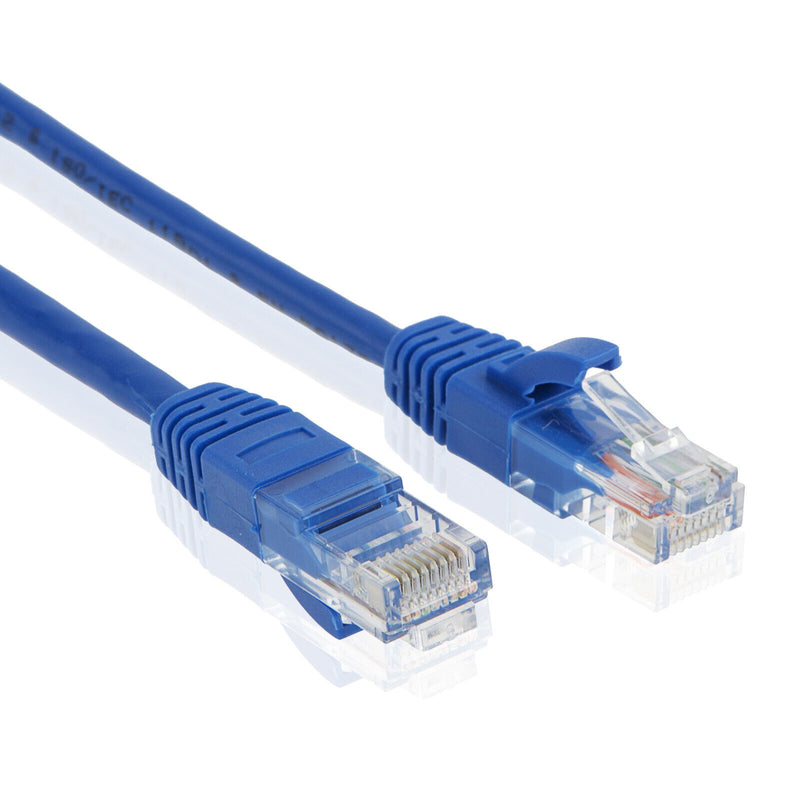 RJ45 Cat6 Network Cable Ethernet Lead 100% PURE COPPER (10-100FT)