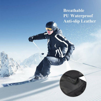 [Anti Slip & Windproof] Winter Thermal Warm Gloves with Thickened Fleece Lining
