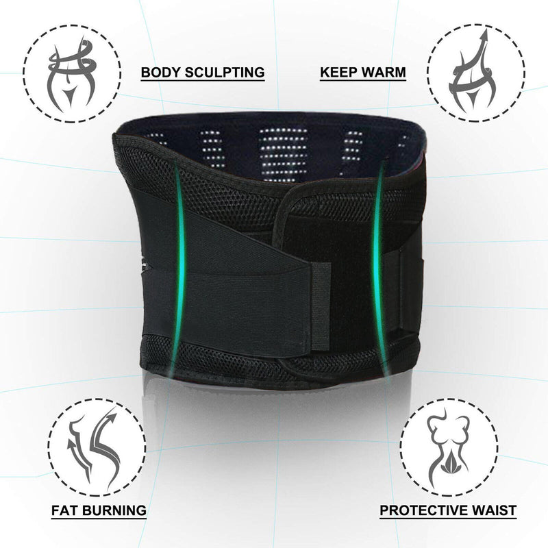 Lumbar Lower Back Brace Support Belt for Sciatica, Herniated Disc Men/Women CA