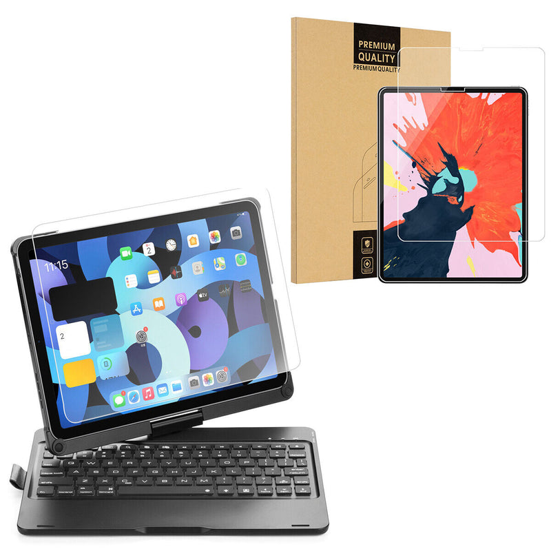 iPad Air 4th 10.9/ Pro 11 2020 Wireless Bluetooth Keyboard Case+Screen Protector