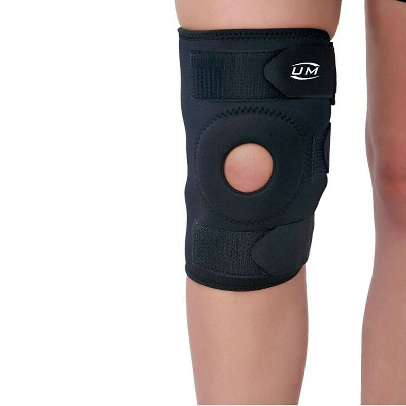 Knee Hinged Brace Open Patella Compression Support Wrap Meniscus Joint Arthritis